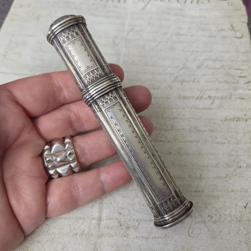 Etui cire argent sceau a - sceau,