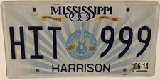 Vanity HIT 999 license plate