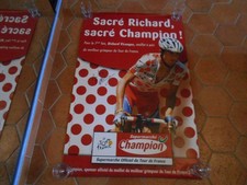 Affiche/poster richard virenque meilleur grimpeur  - tour de france 2004 signé !