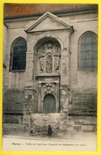 cpa Vue RARE 77 - MEAUX PORTE de l'ancienne CHAPELLE du SÉMINAIRE 13e siècle