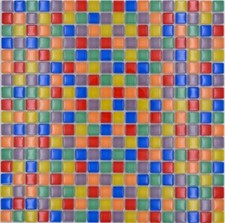 Mosaïque En Verre Multicolore