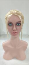 Lifelike Sex Doll Head Silicone Real Oral Sex Hole Mobile Jaw Implanted Hair