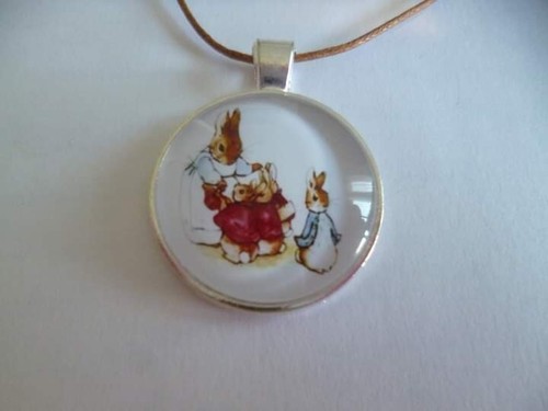Collier argent cabochon - collier,