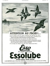 Publicité ancienne huile