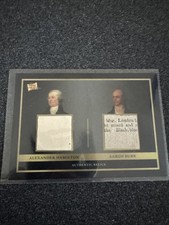 2024 Pieces of the past relic Alexander Hamilton Aaron Burr POTP-25