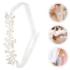  Bracelet perlé avec ruban de