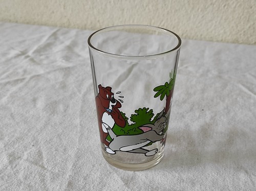 Ancien verre moutarde - à,