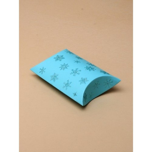 Neuf flocon neige bleu - neige,
