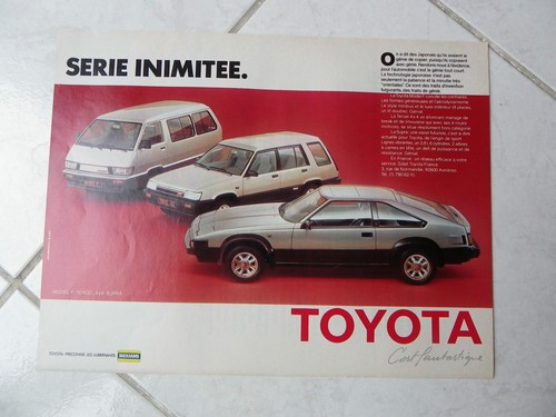 Publicité toyota model - publicité,