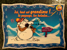 CUBITUS BD DUPA SKI VACANCES D'HIVER  HUMOUR carte postale postcard