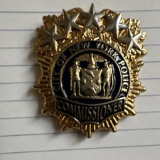 NYPD Police Commissioner Badge