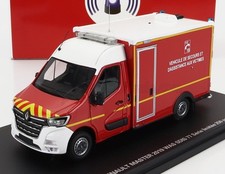 Camion pompiers RENAULT MASTER VAN WAS SDIS 77 VSAV de 2019  1/43 ALERTE 0143