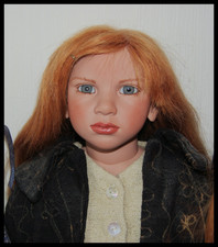 BAISSE DE PRIX SUPERBE POUPÉE  "LALE" DE ZWERGNASE 65 CM ANNÉE 1999 -JAMAIS JOUÉ