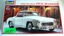 KIT REVELL  1/25 ème  MERCÉDES 190 SL ROADSTER   COMPLET  35x21cm 1988 TBÉ