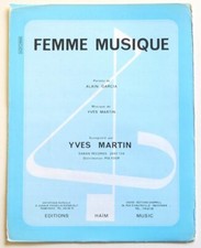 Partition vintage sheet music