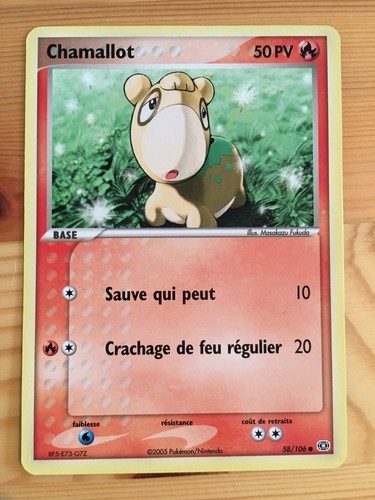 Carte pokémon commune - carte,