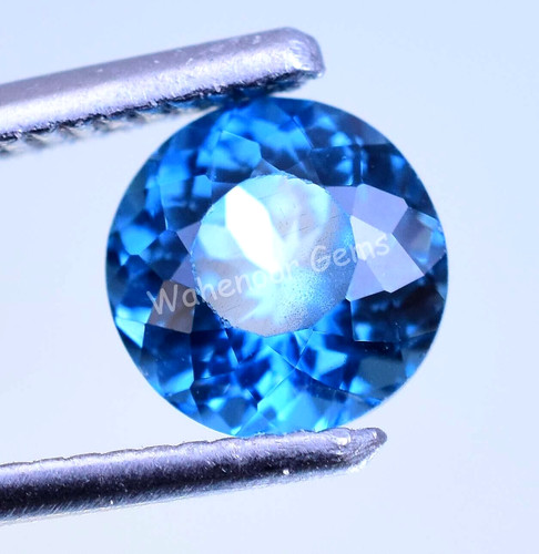 Naturel bleu zircon ct - bleu,