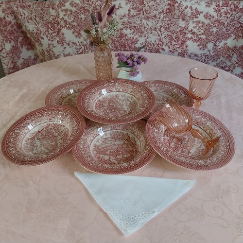 Anciennes assiettes creuses - anciennes,