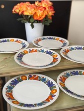 Lot de 6 assiettes Acapulco Villeroy et Boch 24 cm très bon état
