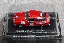 SAAB 96 V4. Winner Rallye de Suède 1972. Serie presse 1/43°.