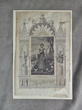 GRAVURE ancienne: Ste