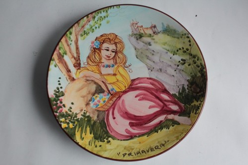 Assiette céramique émaillée