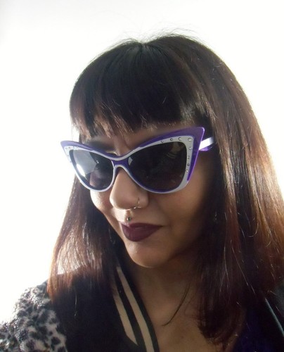 Lunettes soleil papillon - de,