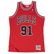 Maillot NBA Dennis Rodman Chicago Bulls 1997-98 Mitchell & ness Hardwood Classic