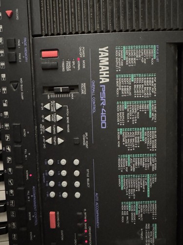 Yamaha psr 400 key - yamaha, 61-key