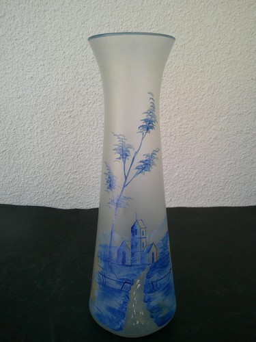 Vase art deco - decor, peint