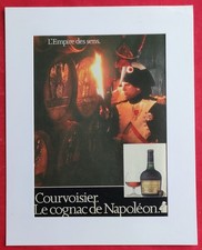 Publicité de presse: Boisson Alcoolisée COURVOISIER le COGNAC de NAPOLEON