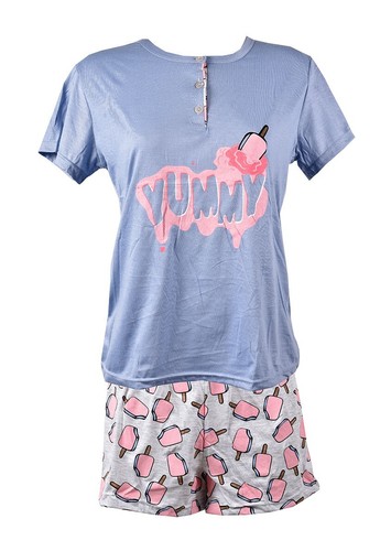 Pyjama court fille sara - pyjama,