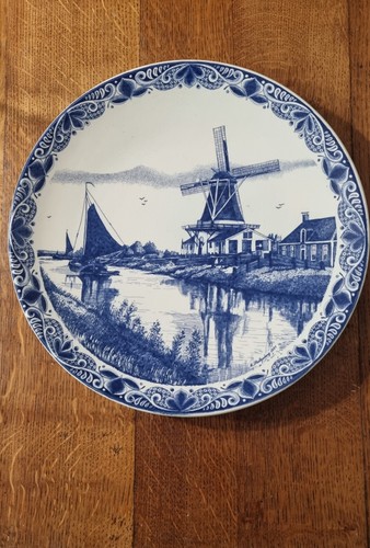 Ancienne grande assiette plat - ,