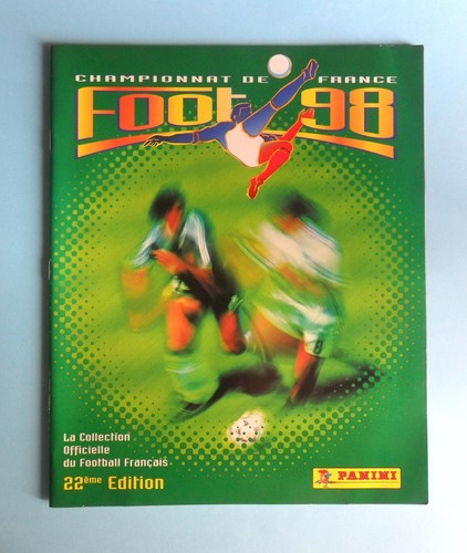 Album panini foot 1998 vide - panini,