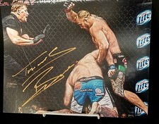 Travis Browne UFC Signed 11" x