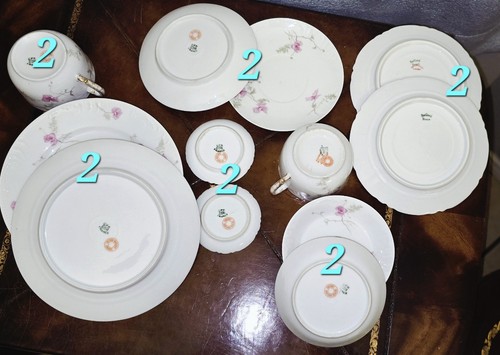 Piece luncheon set antique - piece, set/antique