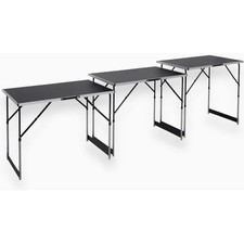 Lot de 3 tables a tapisser - MEISTER - Tables multifonctions - En aluminium -...