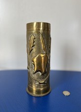 Obus/douille en laiton de 1917 - Gravée Indien D’Amérique