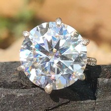 RARE BAGUE SOLITAIRE DIAMANT
