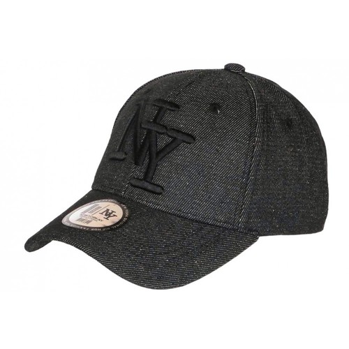 Casquette noire denim jeans - noire,