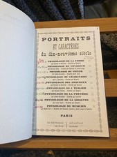 Portraits et caractères du 19e siècle Le Club francais du livre 1960