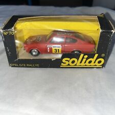 Ancien - Solido Modèle n° 70 Opel Kadett GTE Rallye