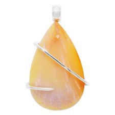 Starburst Agate Pendant Necklace by Stones Desire