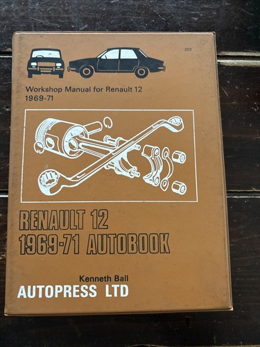 Workshop manual for - workshop, renault