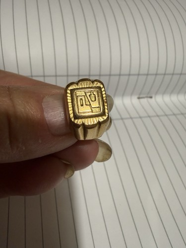 Bague chevalière jaune - chevalière, or