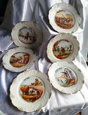 Lot de 6 assiettes porcelaine
