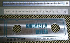Fender Bandmaster Reverb 1973 SilverFace plate (NOS)