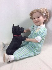 Shirley Temple My Friend Corky Porcelain Doll - Danbury Mint