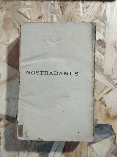 Ancien livre nostradamus - ancien,