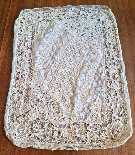 Linge ancien pochette - linge, :
